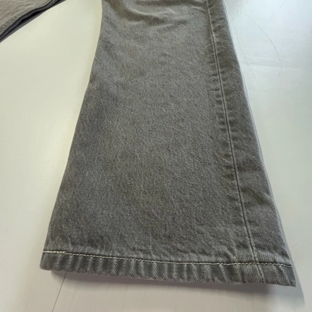 Levi 501 butterfly stone wash gray denim‎ jeans 38/32